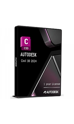 Autodesk Civil 3D 2024 (1 Year / 1 Device License) (Windows) (Subscription / Global)