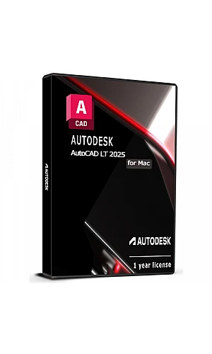 Autodesk AutoCAD LT 2025 (1 Year / 1 Mac License) (Subscription / Global)