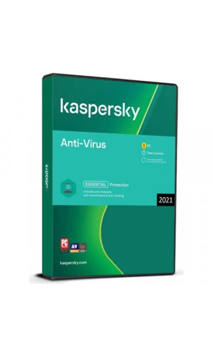 Kaspersky Anti-Virus 2021 (1 Year / 1 Device License) (Subscription / Global)